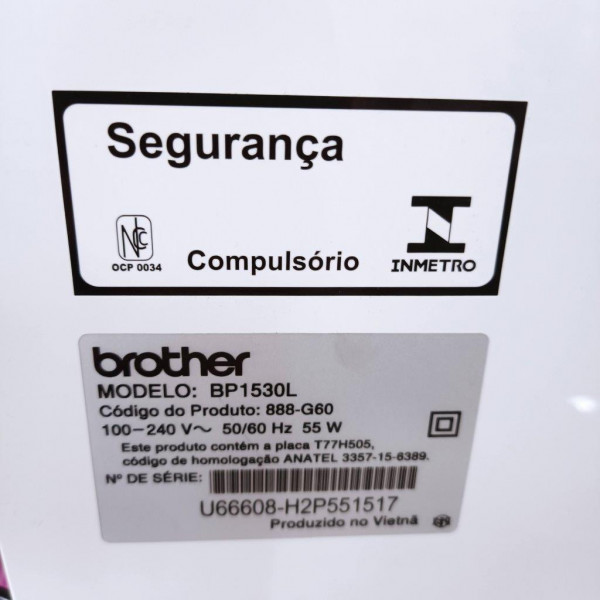 Bordadeira Brother BP1530L Portátil 260x160mm